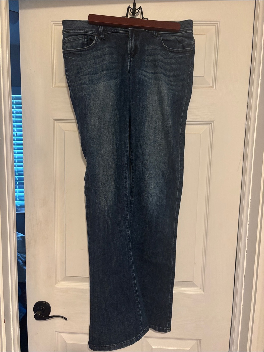 Lauren Conrad Classic Slight Flare Blue Jeans